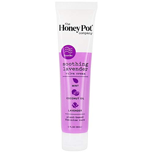 The Honey Pot Company - Vulva Cream Soothing Lavender - at Home or On The Go Medicated Cream
